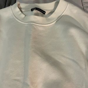 Zara oyster white sweatsuit